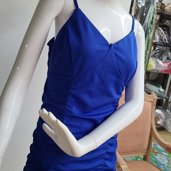 Curliuty Ruched Cocktail Dress 👗 - Picture 10 of 11